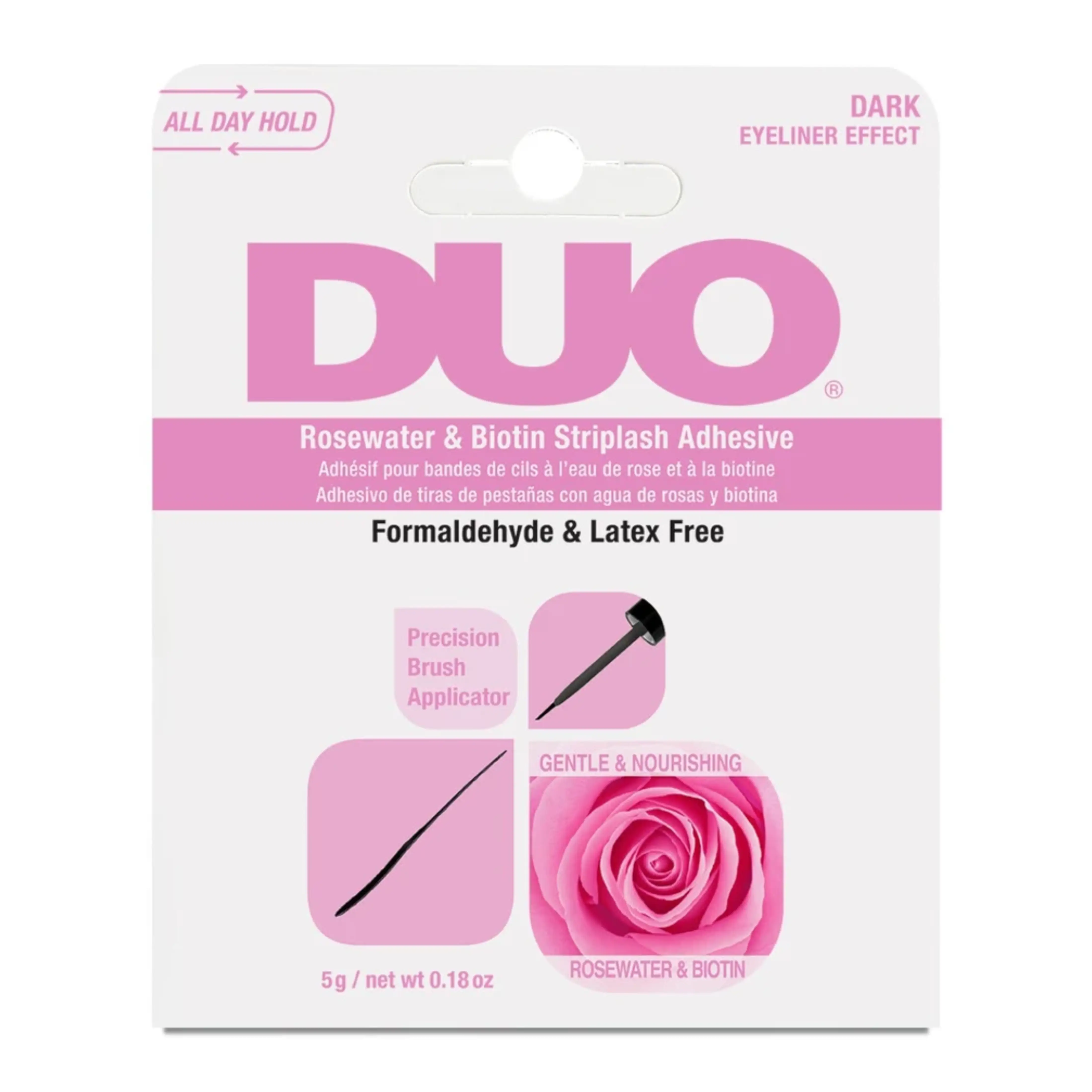 DUO Rosewater and Biotin Dark Striplash Adhesive