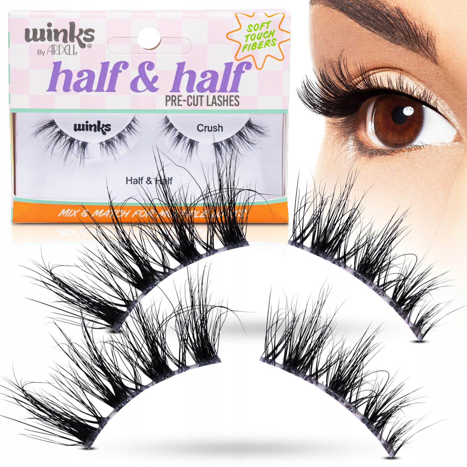 Ardell Winks Half and Half Crush Lashes